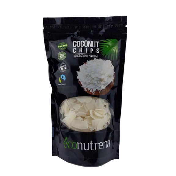Чипсы кокосовые Econutrena, органик