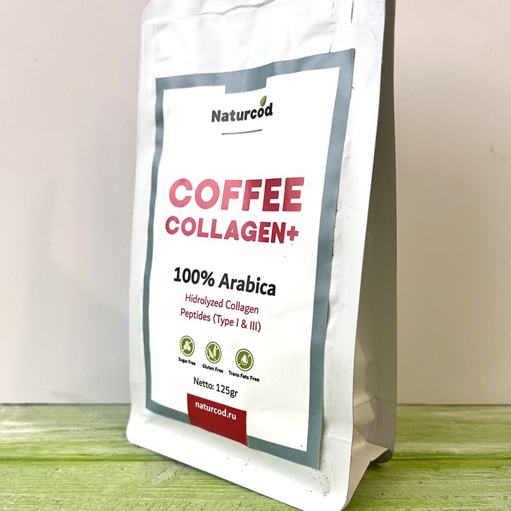  Кофе с коллагеном 100% Арабика Naturcod ( для заваривания в кружке)