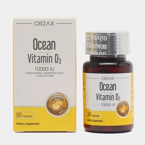 Витамин D3 10000 МЕ 50 капсул Ocean Оrzax Турция