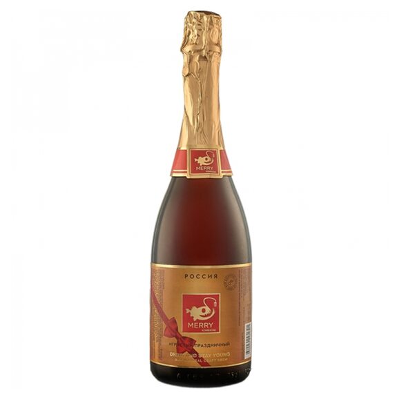 Безалкогольное Шампанское «Merry Kombucha» Игристый Праздничный без сахара