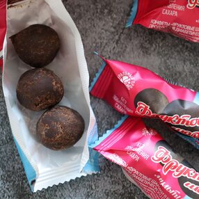 Фруктовые шарики в какао без сахара Пастилушка