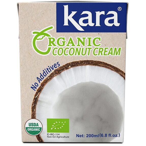 Кокосовые сливки органические Кara Organic