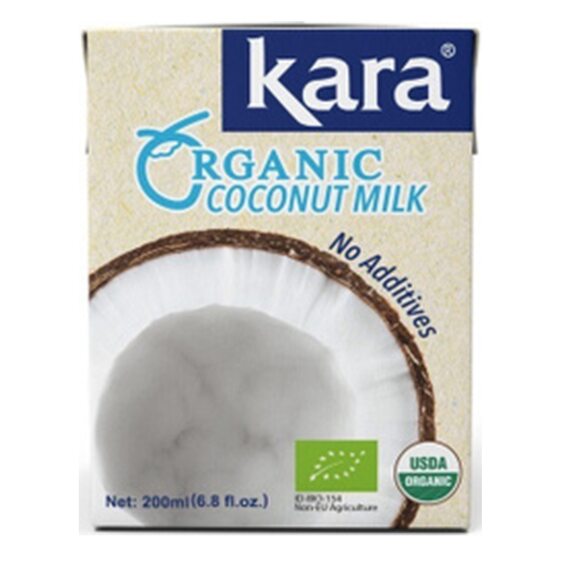 Органическое кокосовое молоко Кara Organic, 17%