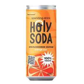 Газированная вода без сахара апельсиновая HOLY SODA