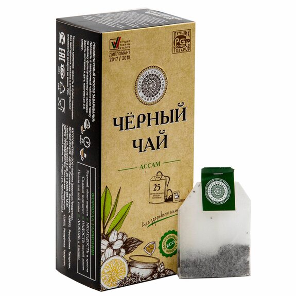 Чай Ассам черный Фабрика Здоровых Продуктов