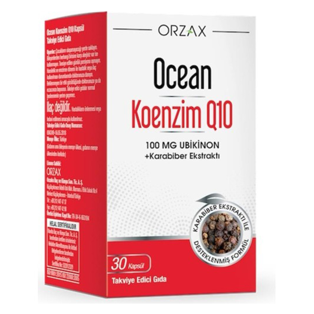 Coenzyme Коэнзим (убихинон) Q10 Orzax Ocean